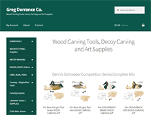 Tablet Screenshot of gregdorrance.com